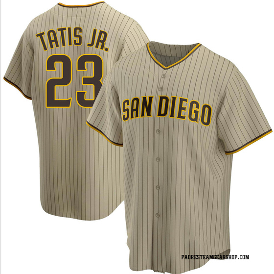 Men's San Diego Padres Fernando Tatis Jr. Sand/Brown Alternate Jersey - Replica