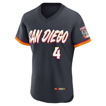 Men's San Diego Padres Jase Bowen Obsidian 2026 City Connect Stadium Jersey - Authentic
