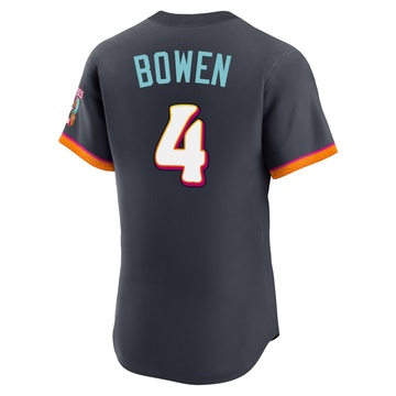 Men's San Diego Padres Jase Bowen Obsidian 2026 City Connect Stadium Jersey - Authentic