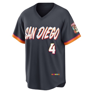 Men's San Diego Padres Jase Bowen Obsidian 2026 City Connect Stadium Jersey - Limited