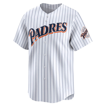 Men's San Diego Padres Jase Bowen White Cooperstown Collection Jersey - Limited