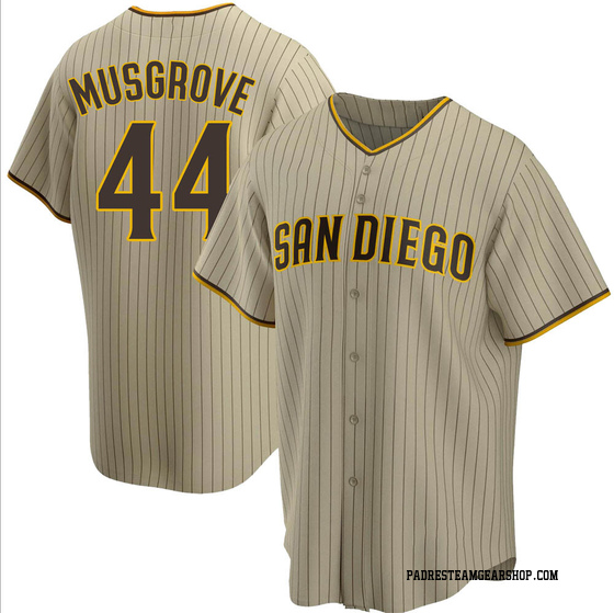 Men's San Diego Padres Joe Musgrove Sand/Brown Alternate Jersey - Replica