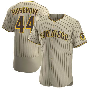 Men's San Diego Padres Joe Musgrove Tan/Brown Alternate Jersey - Authentic