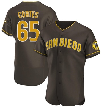 Men's San Diego Padres Nestor Cortes Brown Road Jersey - Authentic