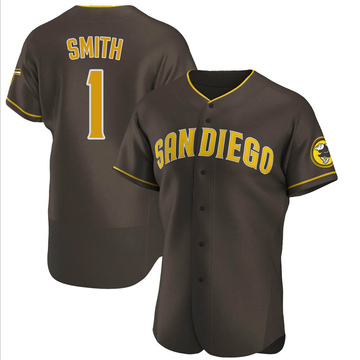 Men's San Diego Padres Ozzie Smith Brown Road Jersey - Authentic