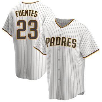 Men's San Diego Padres Tito Fuentes White/Brown Home Jersey - Replica