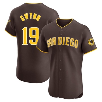 Men's San Diego Padres Tony Gwynn Brown Road Vapor Premier Jersey - Elite