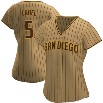 Women's San Diego Padres Adam Engel Tan/Brown Alternate Jersey - Authentic