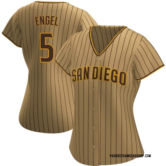 Women's San Diego Padres Adam Engel Tan/Brown Alternate Jersey - Authentic