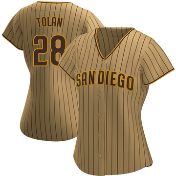 Women's San Diego Padres Bobby Tolan Tan/Brown Alternate Jersey - Replica