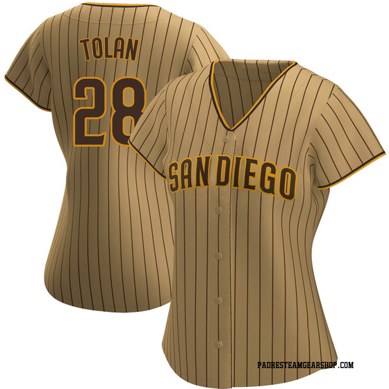 Women's San Diego Padres Bobby Tolan Tan/Brown Alternate Jersey - Replica