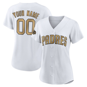 Women's San Diego Padres Custom White Authentic 2022 All-Star Jersey - Game