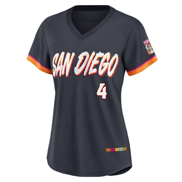 Women's San Diego Padres Jase Bowen Obsidian 2026 City Connect Stadium Jersey - Limited