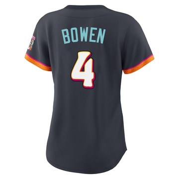Women's San Diego Padres Jase Bowen Obsidian 2026 City Connect Stadium Jersey - Limited