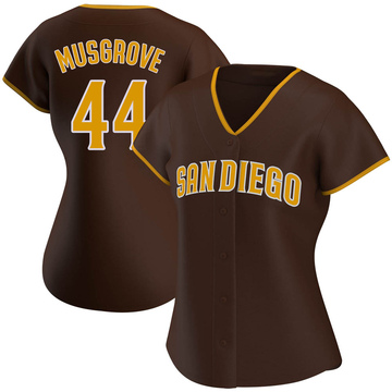 Women's San Diego Padres Joe Musgrove Brown Road Jersey - Replica