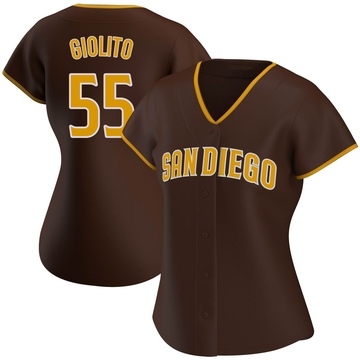 Women's San Diego Padres Lucas Giolito Brown Road Jersey - Authentic