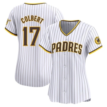 Women's San Diego Padres Nate Colbert White Home Jersey - Limited