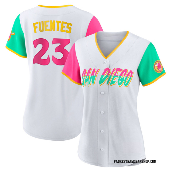 Women's San Diego Padres Tito Fuentes White 2022 City Connect Jersey - Replica