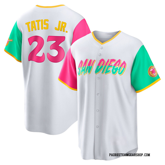 Youth San Diego Padres Fernando Tatis Jr. White 2022 City Connect Jersey - Replica