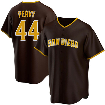 Youth San Diego Padres Jake Peavy Brown Road Jersey - Replica