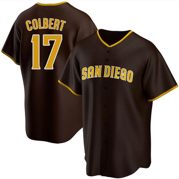 Youth San Diego Padres Nate Colbert Brown Road Jersey - Replica