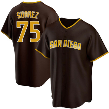 Youth San Diego Padres Robert Suarez Brown Road Jersey - Replica
