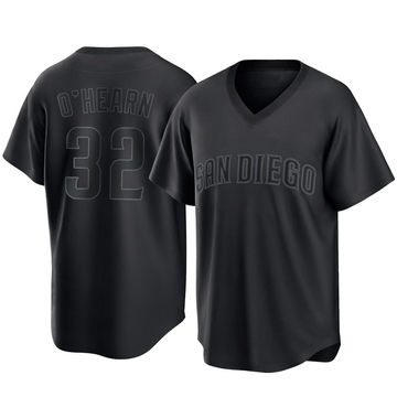 Youth San Diego Padres Ryan O'Hearn Black Pitch Fashion Jersey - Replica