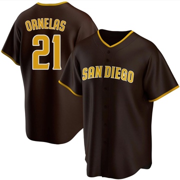 Youth San Diego Padres Tirso Ornelas Brown Road Jersey - Replica
